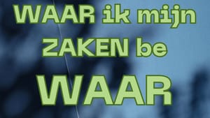 Waar ik mijn zaken bewaar